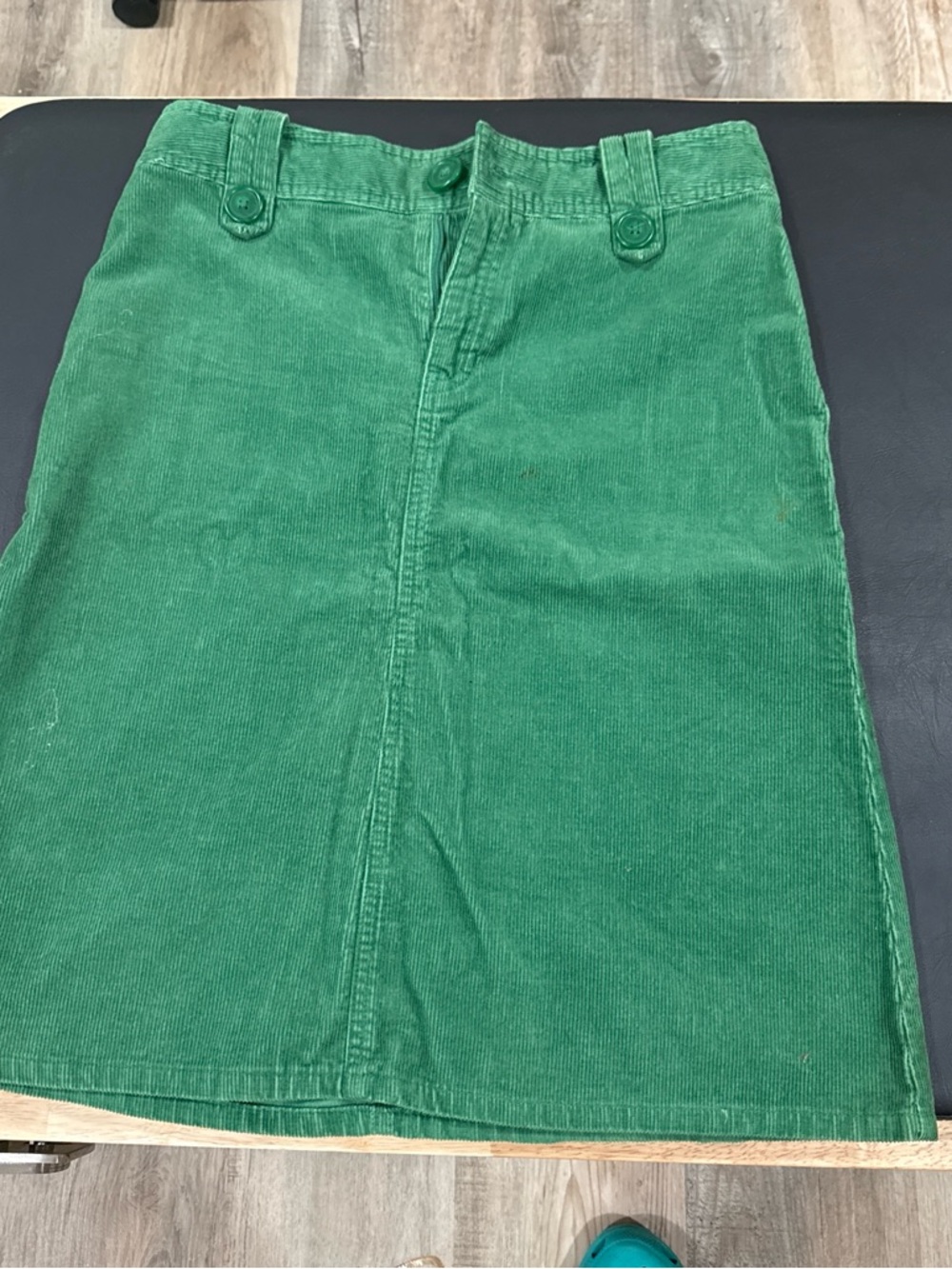 H&M Emerald Green Corduroy Skirt